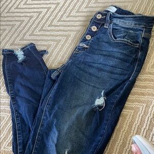 KanCan High Rise Blue Jeans
